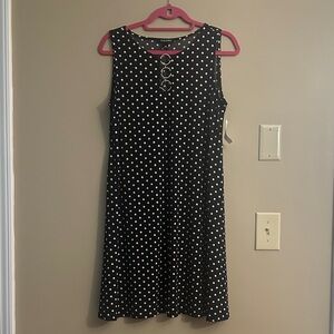 Black and White Polka Dot Dress